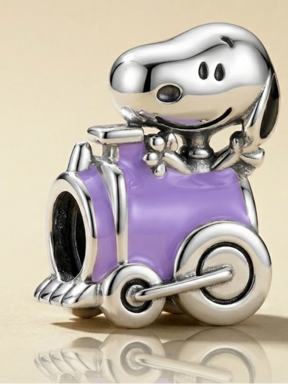 Peanuts Snoopy Lavender Train Charm by Peanuts